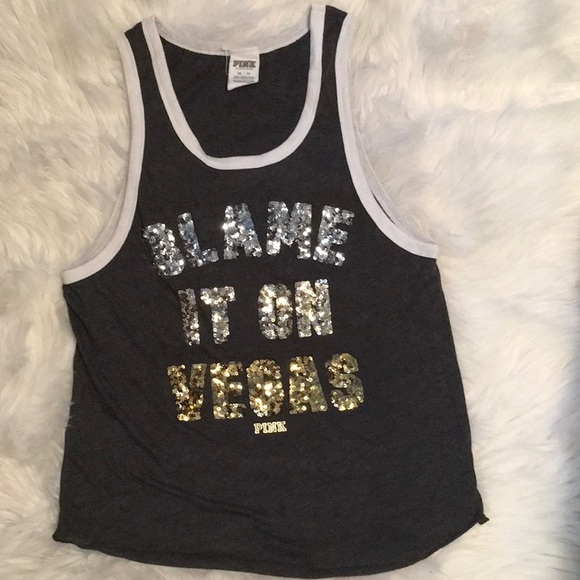 PINK Victoria's Secret Tops - Blame it on Vegas tank
